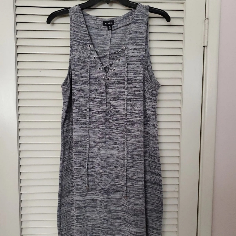 Torrid Gray Bodycon Tank Dress